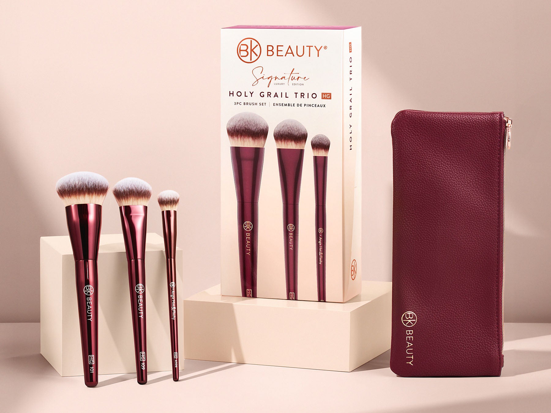 Holy Grail Brush Trio (Signature Series) by BK Beauty