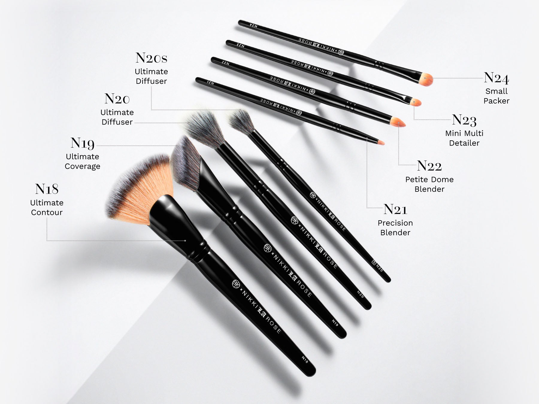 Nikki La Rose Pro Artist Brush Set (8PC) - Vol. 2
