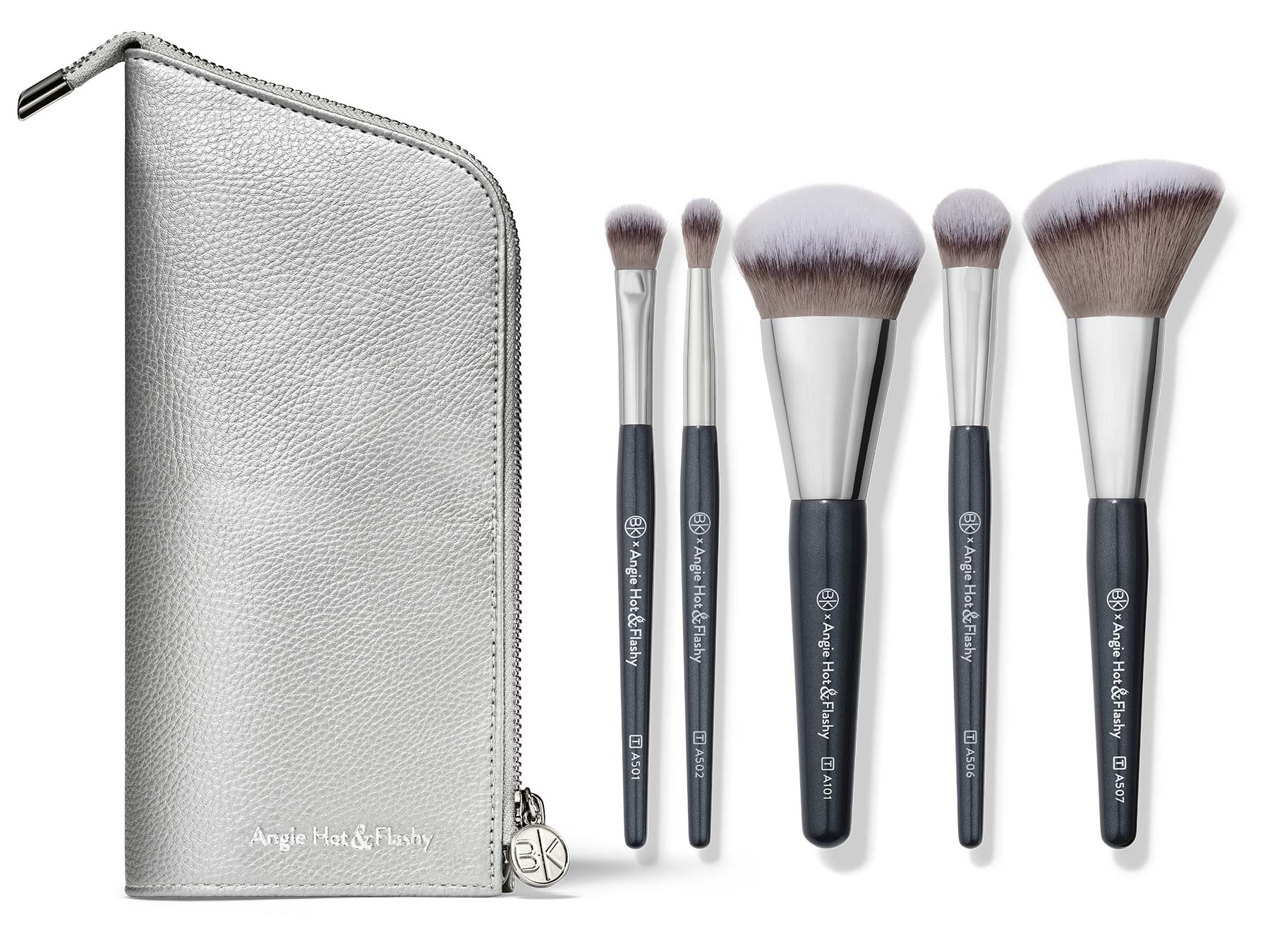 BK Beauty Standup Brush Holder & Travel Makeup Bag