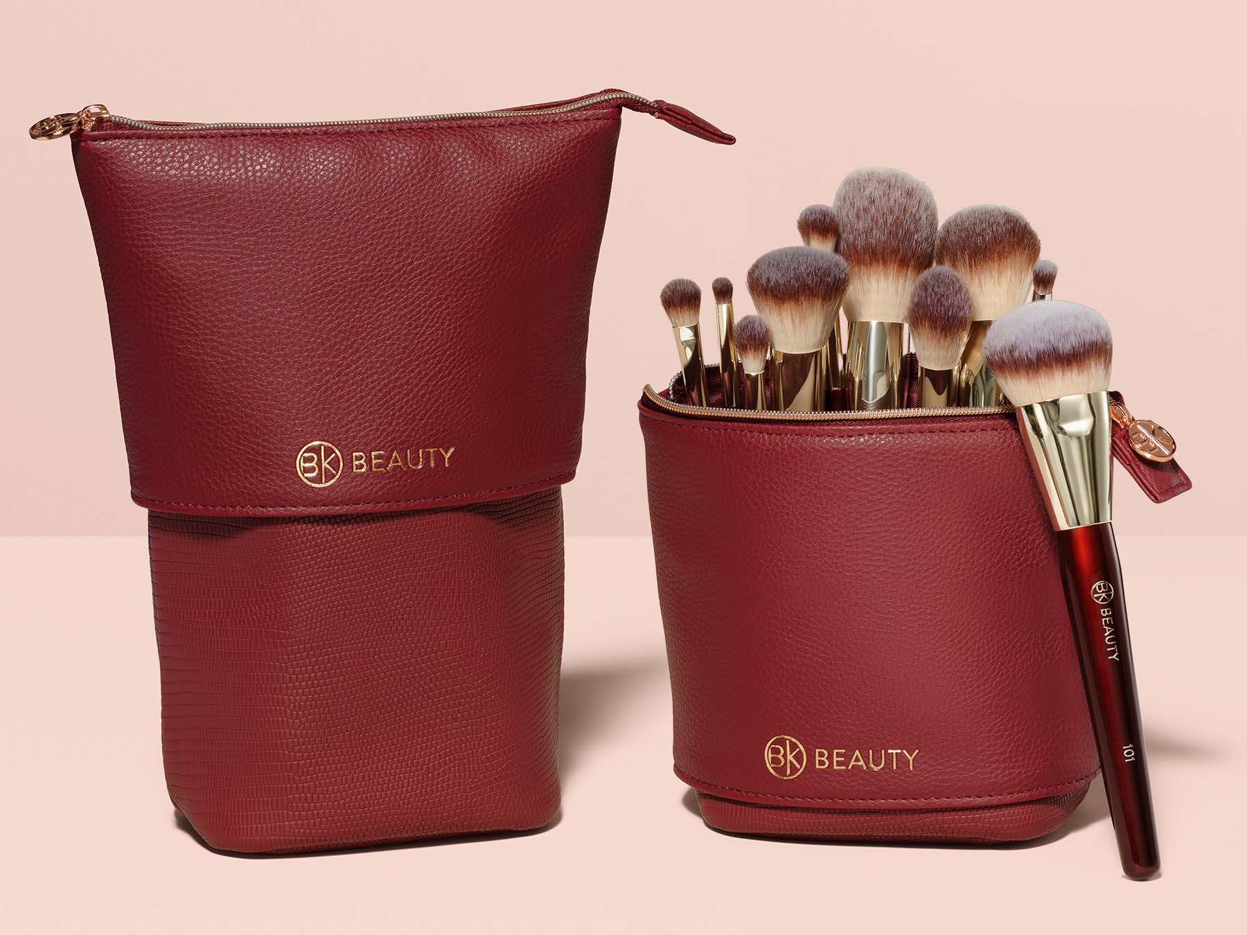 PalProt Makeup Brush Holder - Travel-Friendly and Large Capacity