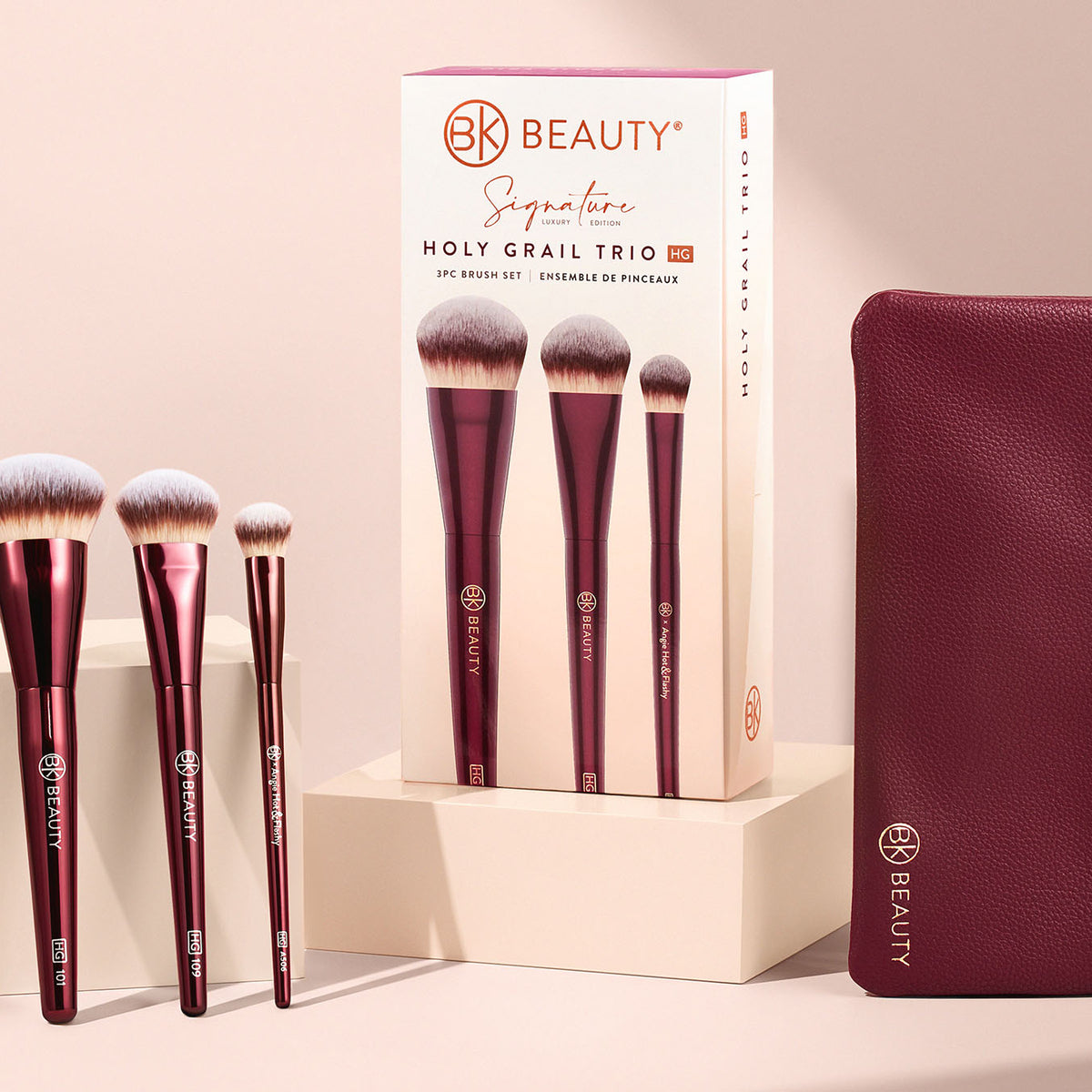Holy Grail Brush Trio (Signature Series) by BK Beauty