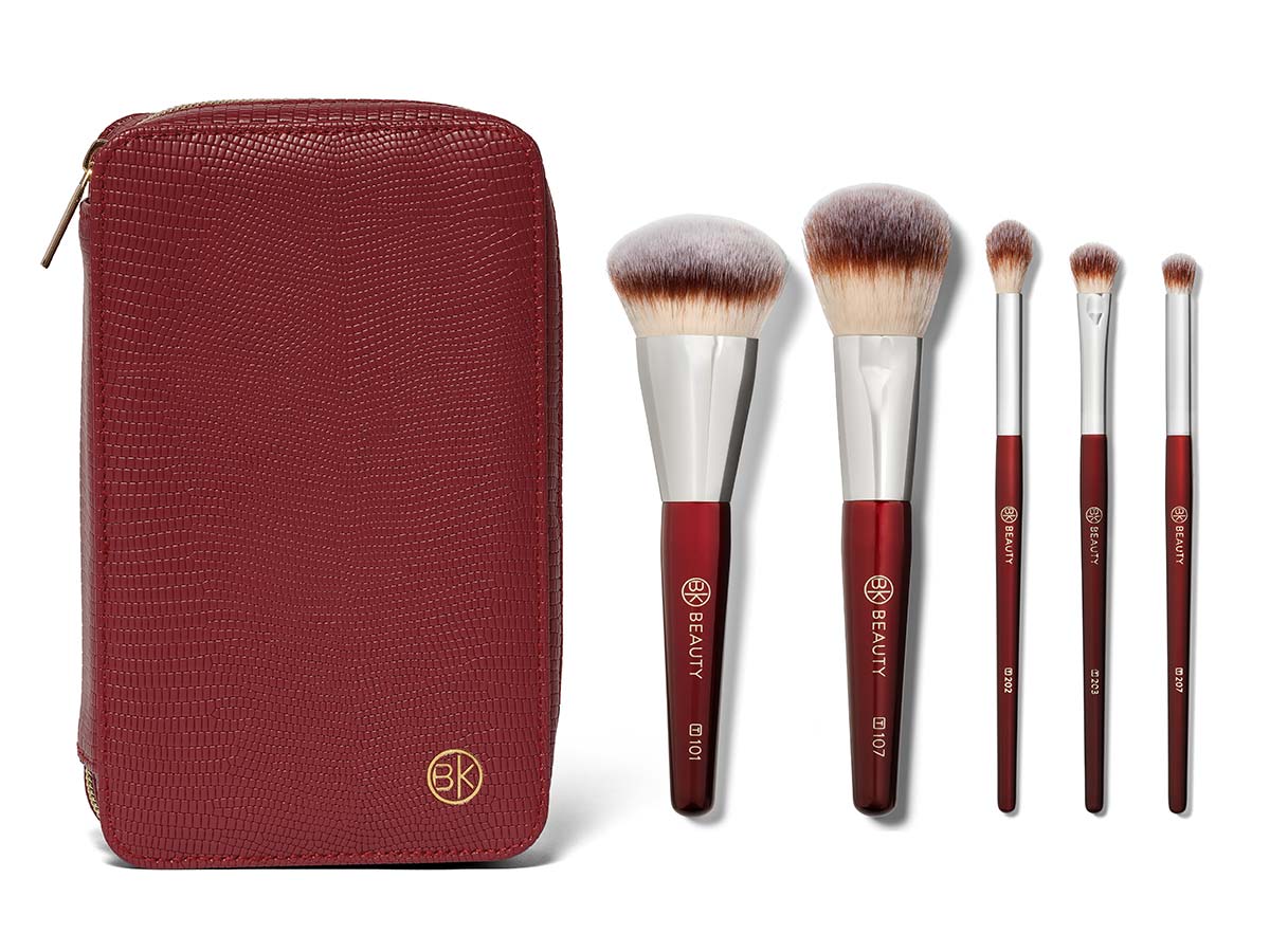 BK Beauty Standup Brush Holder & Travel Makeup Bag