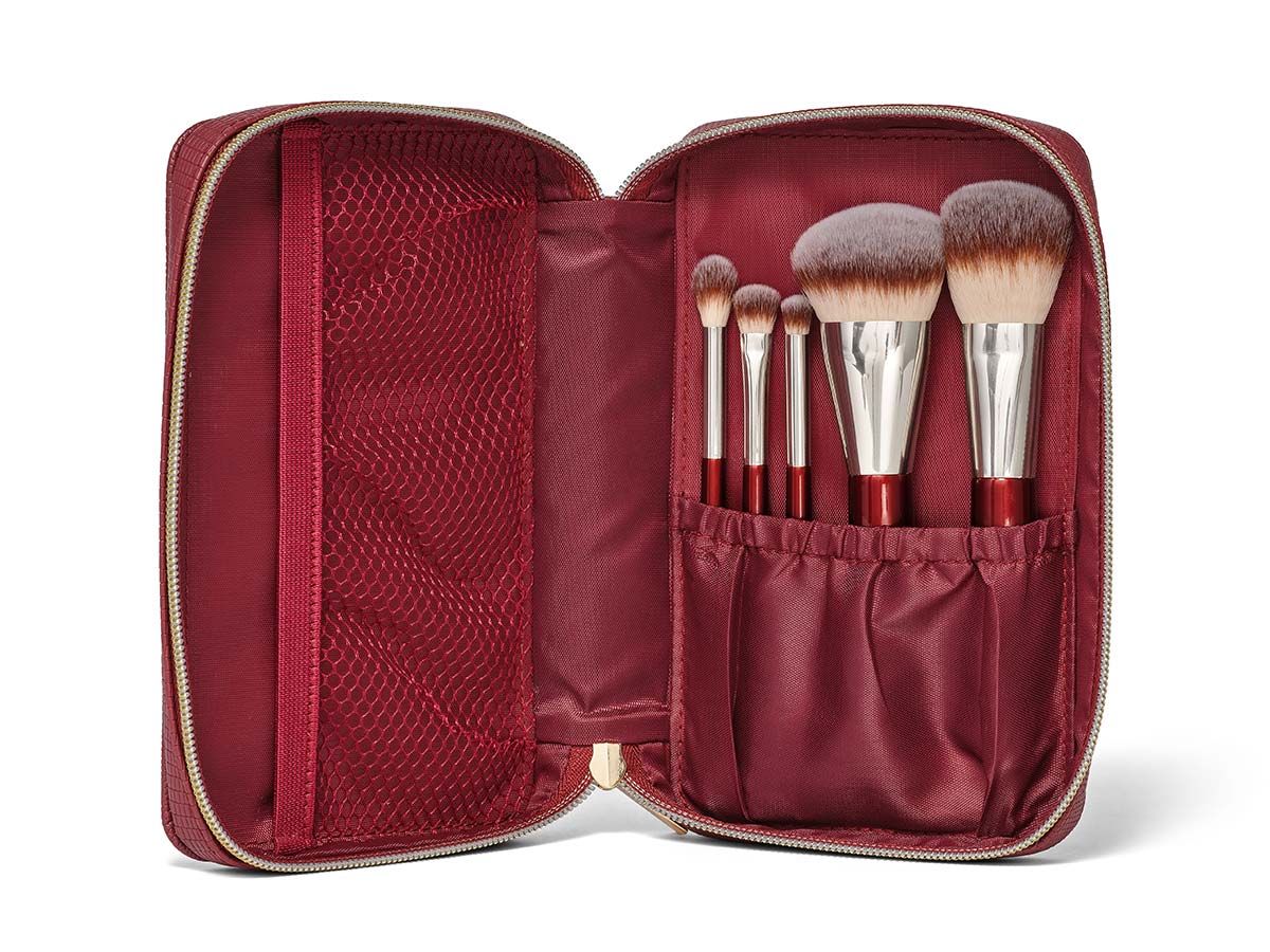 BK Beauty Standup Brush Holder & Travel Makeup Bag